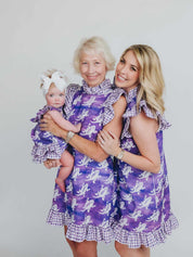 TCU Ruffle Butt Romper