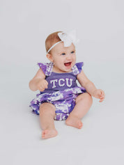 TCU Ruffle Butt Romper