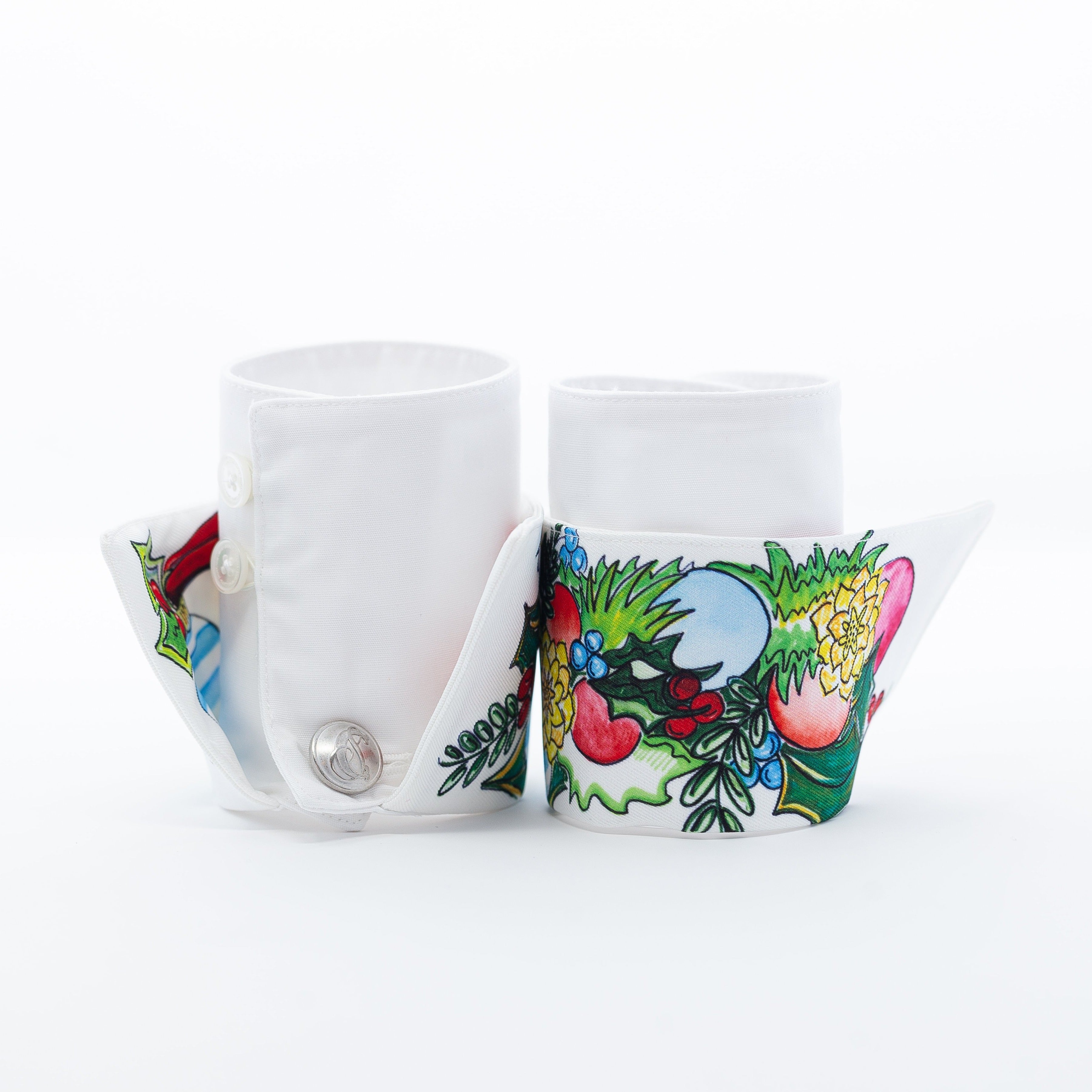 Ornamental Garland French Cuffs