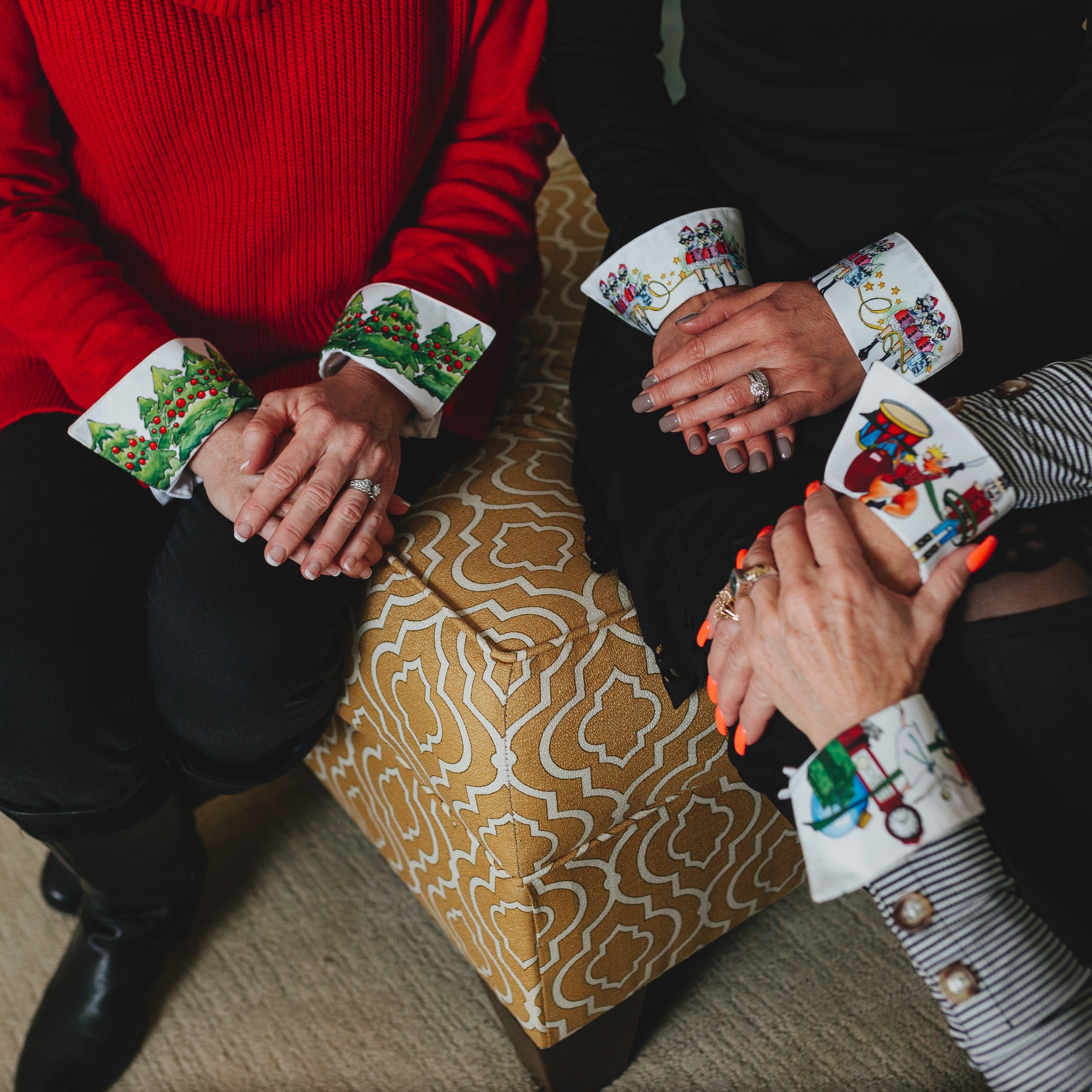 Three French Hens French Cuffs