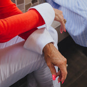 Suitably White Seersucker French Cuffs