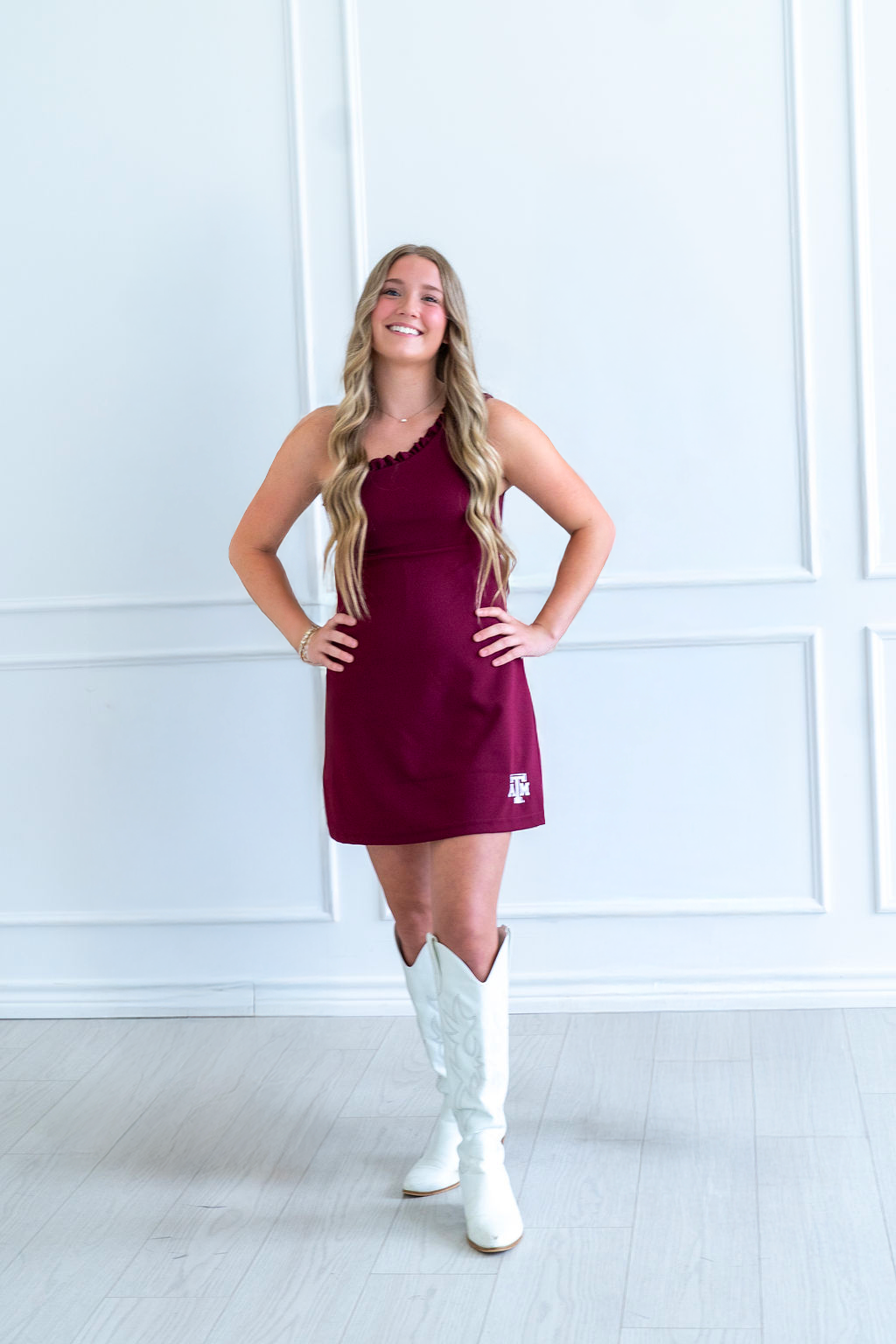Texas A&M Maroon Sport Dress w/ Monogrammed Logo