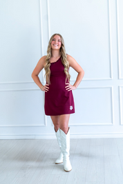 Texas A&M Maroon Sport Dress w/ Monogrammed Logo