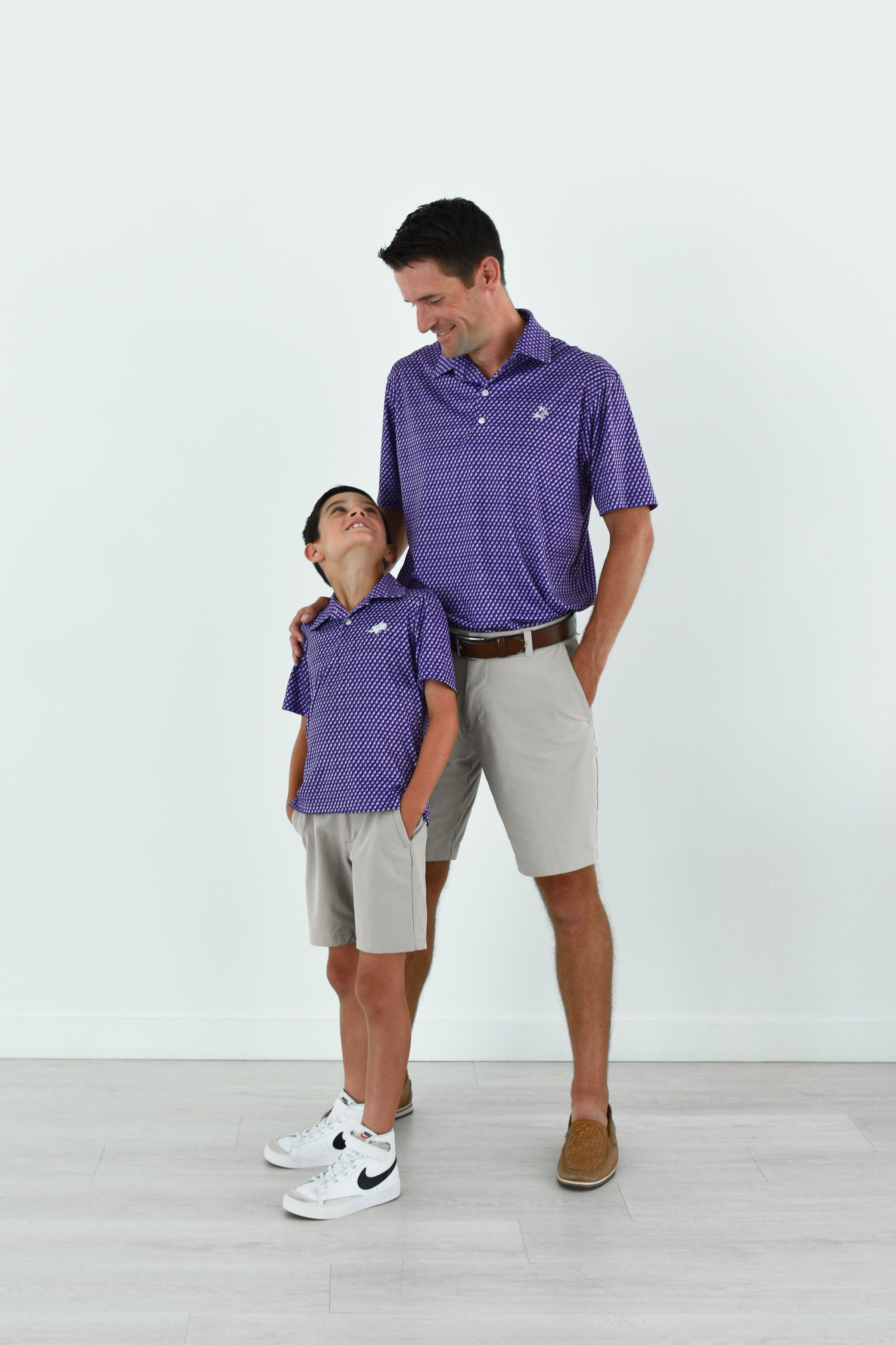 TCU Polo Shirt - Dark Purple Ultra Mini Frog