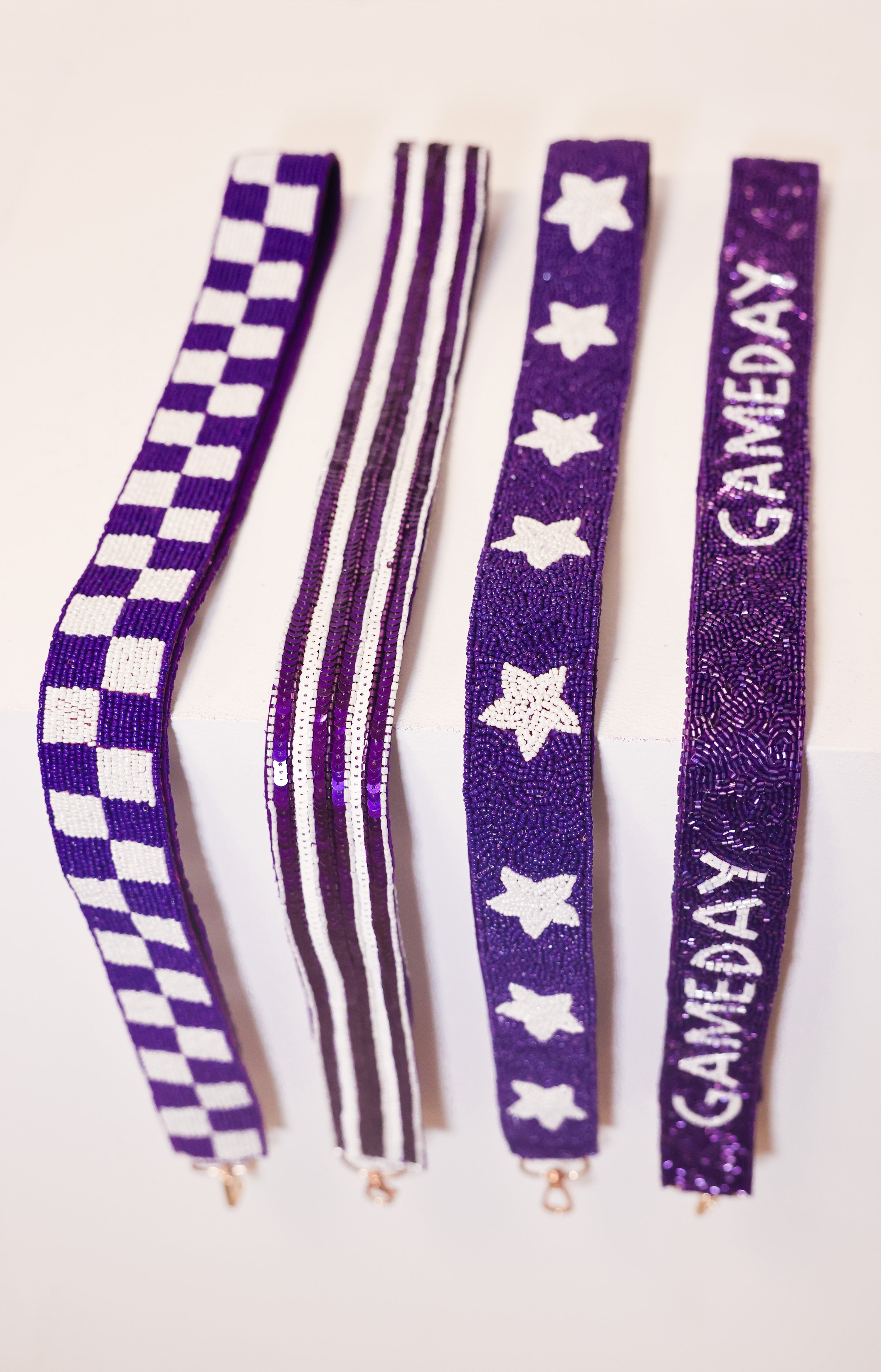 TCU Beaded Bag Straps