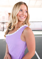 TCU Pickleball Dress with Ultra Mini Frogs - Light Purple