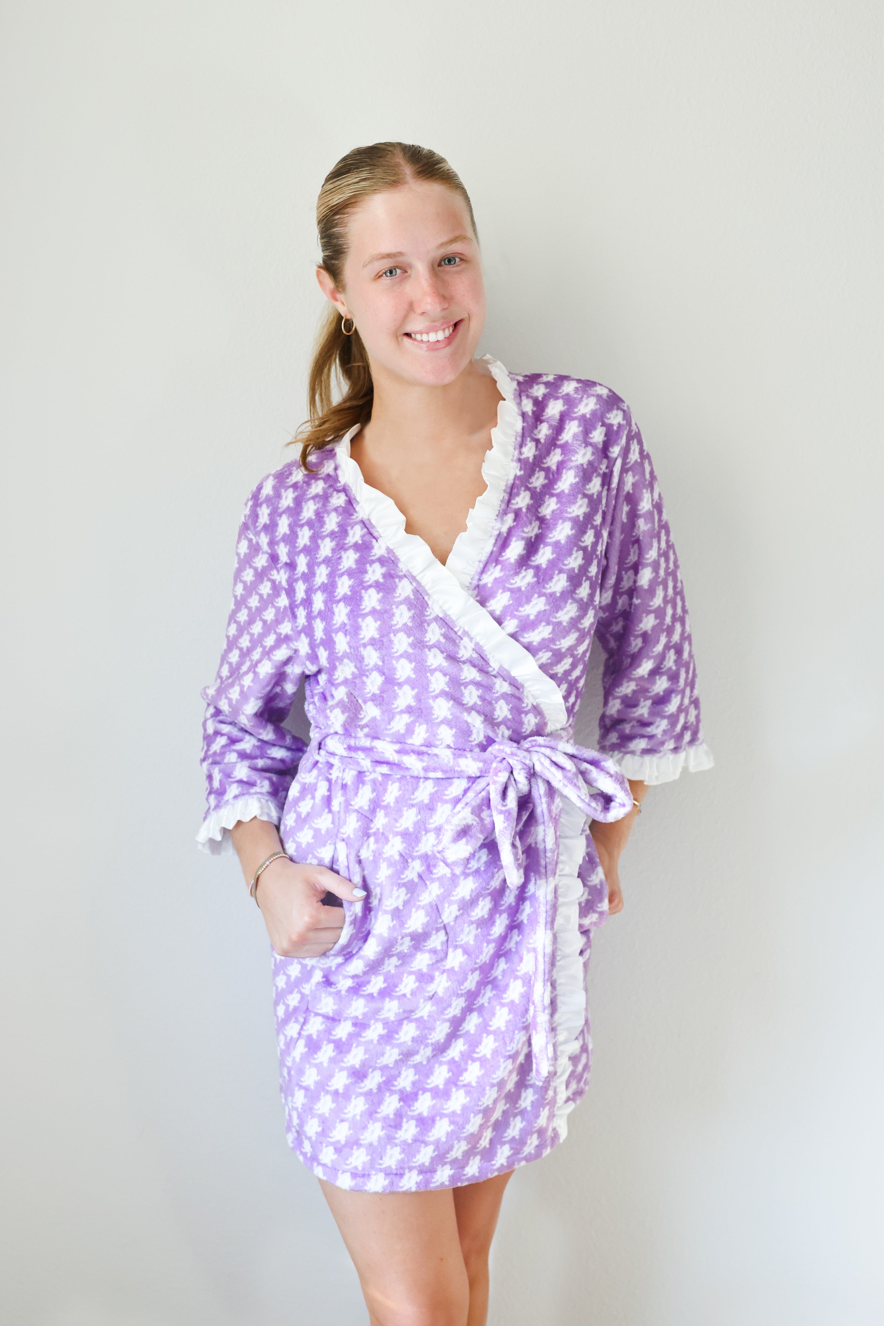 TCU Ladies' Robe - Light Purple