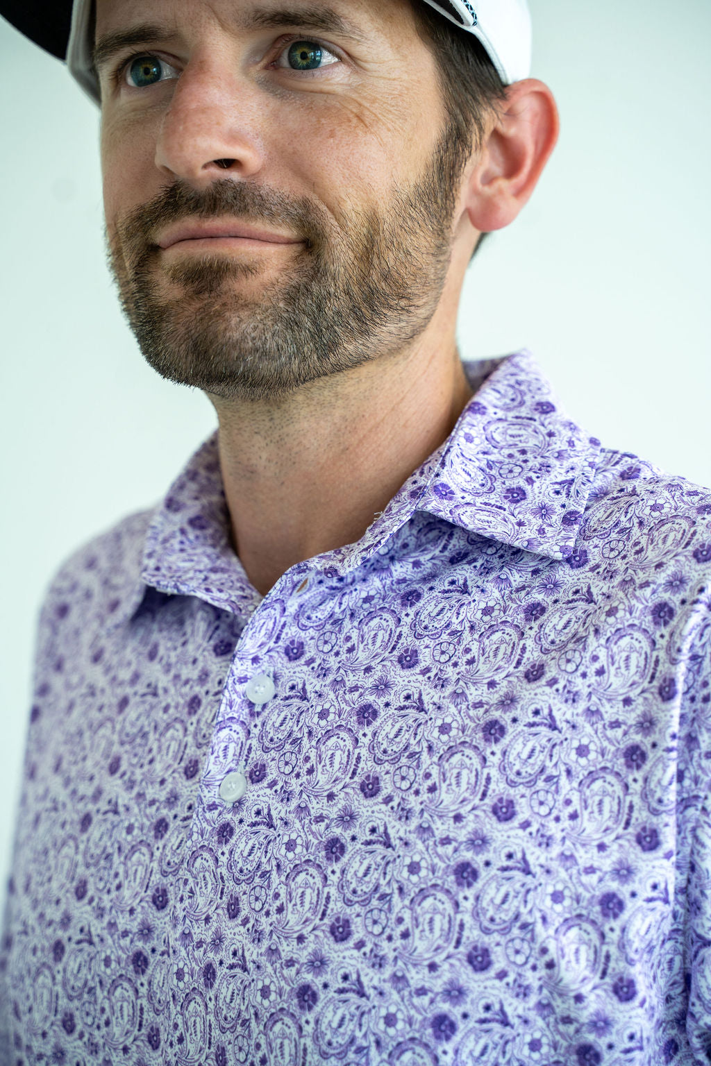 TCU PAISLEY FROG PRINT POLO