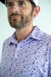 TCU PAISLEY FROG PRINT POLO