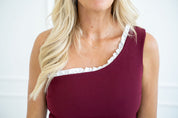Maroon A&M Sport Dress w/ White Trim