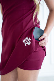 Texas A&M Maroon Sport Dress w/ Monogrammed Logo