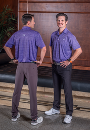 FORE! Purple: TCU Men's Polo