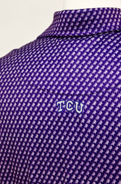 TCU Polo Shirt - Dark Purple Ultra Mini Frog