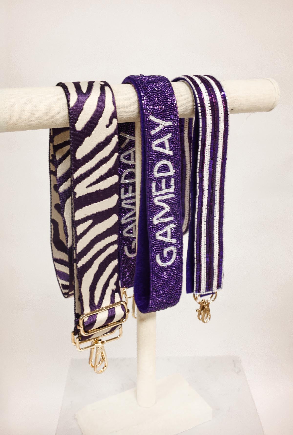 TCU Beaded Bag Straps