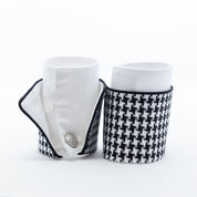 Black & White Houndstooth French Cuffs