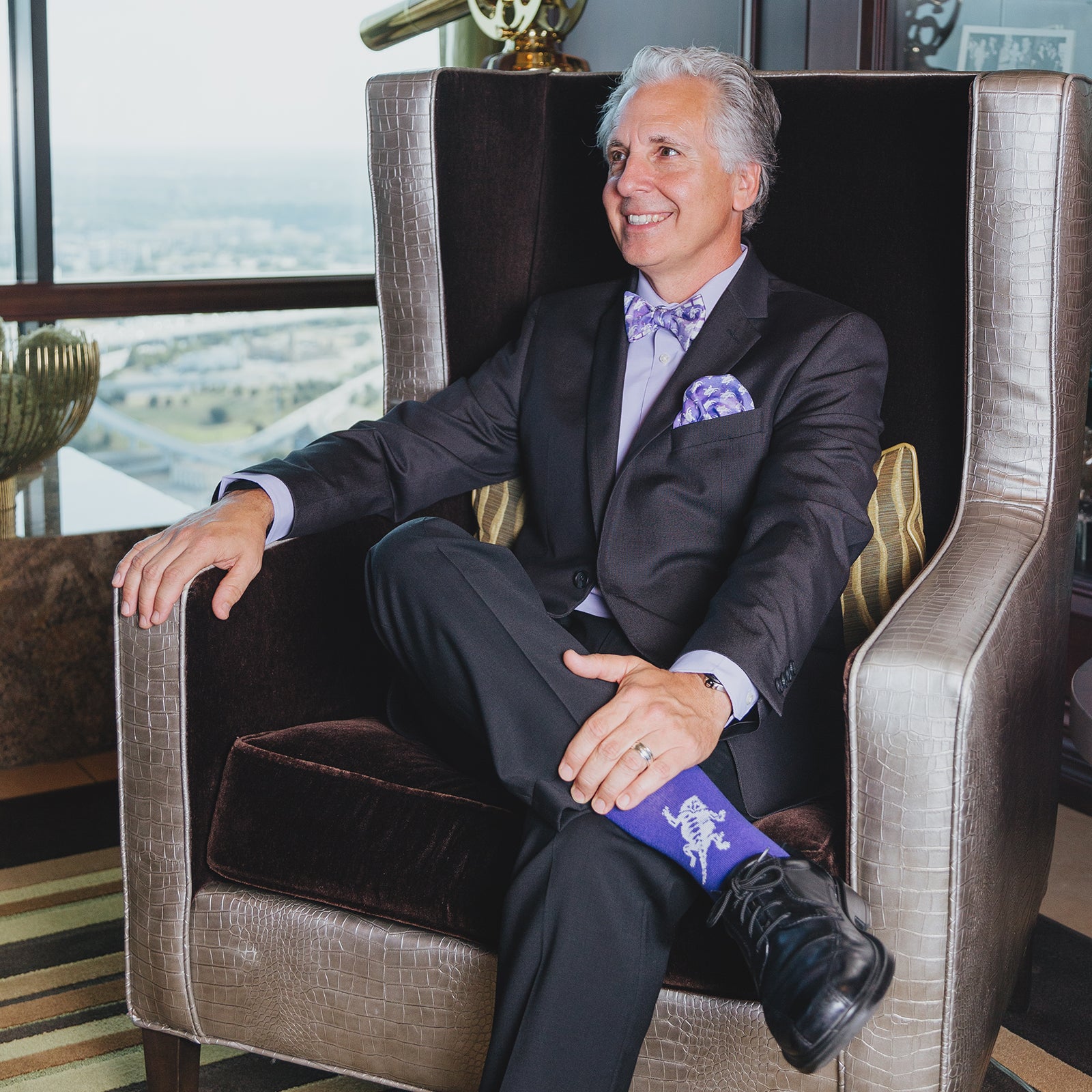 TCU dress socks gentleman